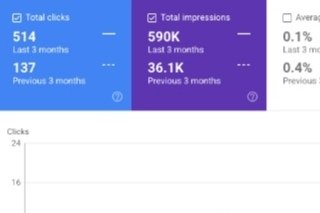 Quarterly search visibility compare case study